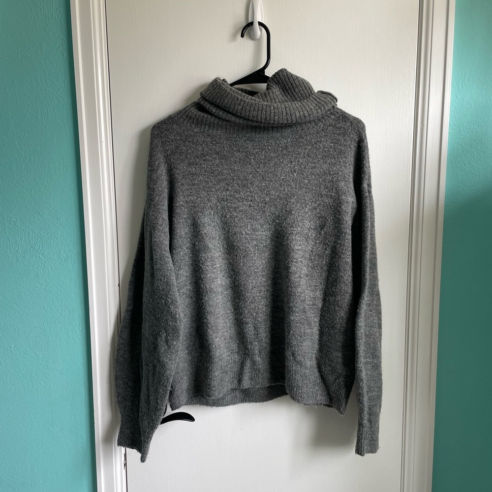 H&M Charcoal Turtleneck Sweater